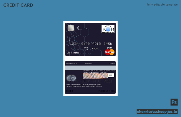 Beispielvorschau der Bhutan Bank of Bhutan Mastercard